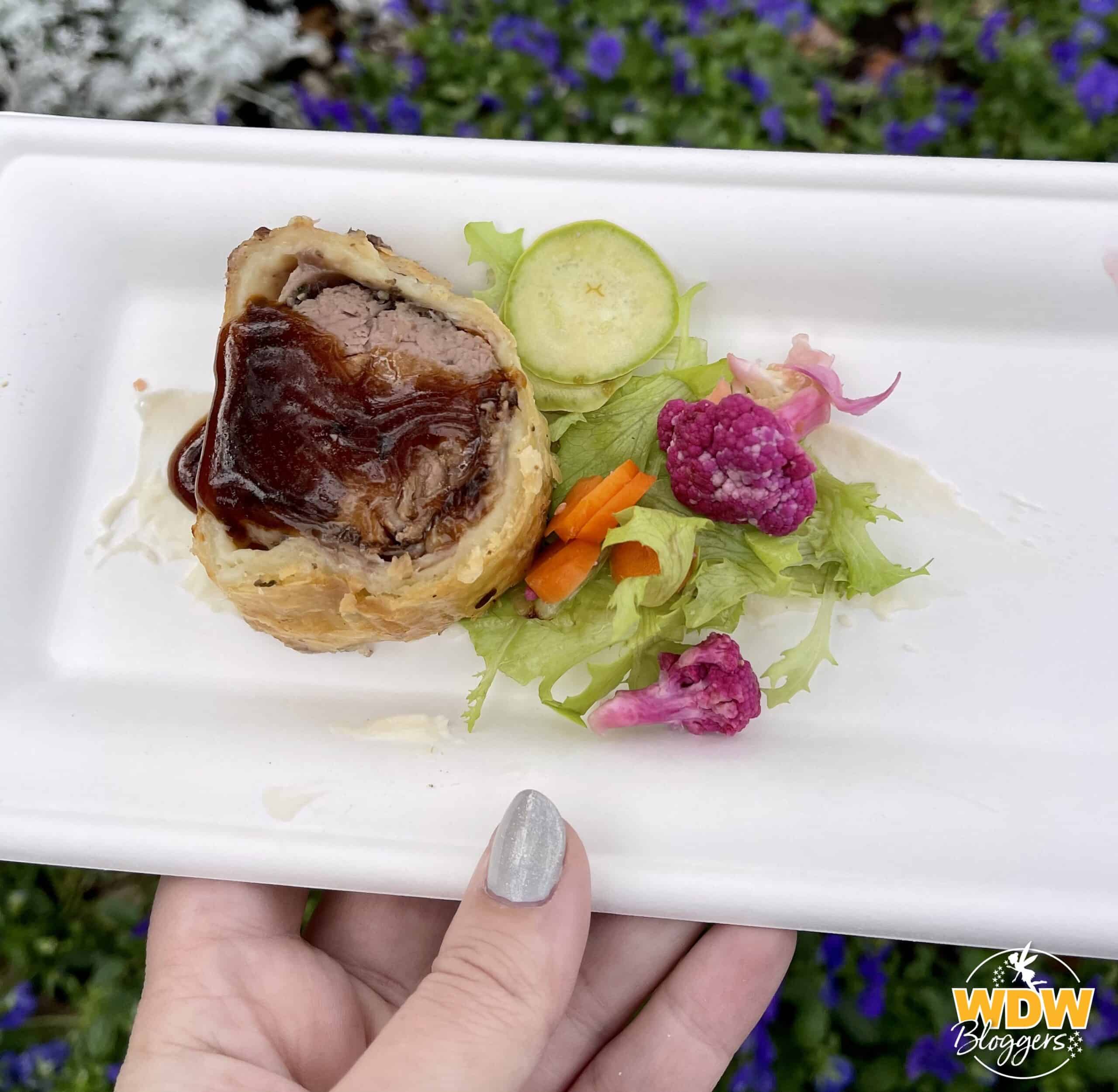 Epcot International Festival of the Arts 2021 Artist's Table Beef Wellington