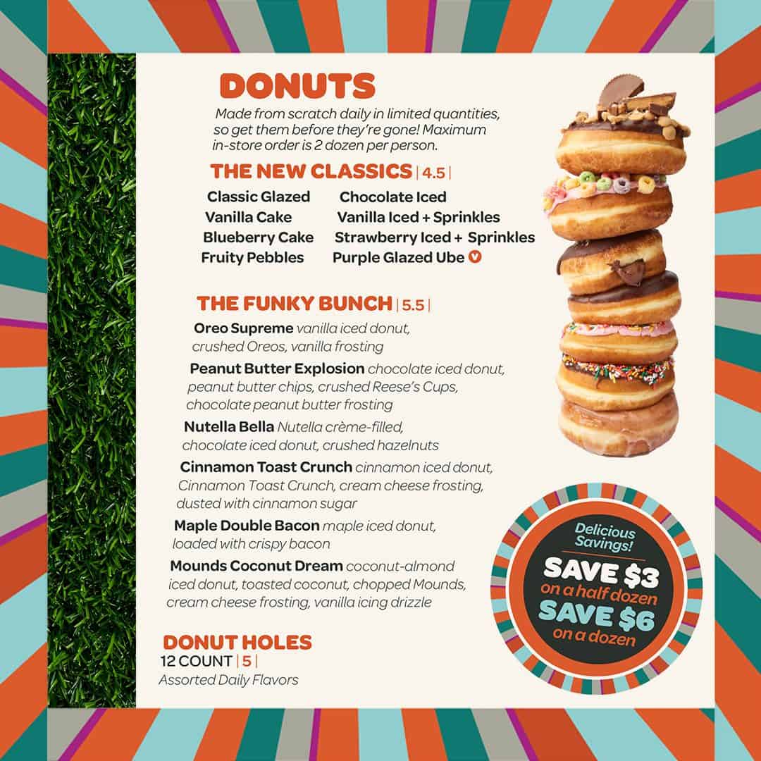 everglazed donuts menu disney springs 1