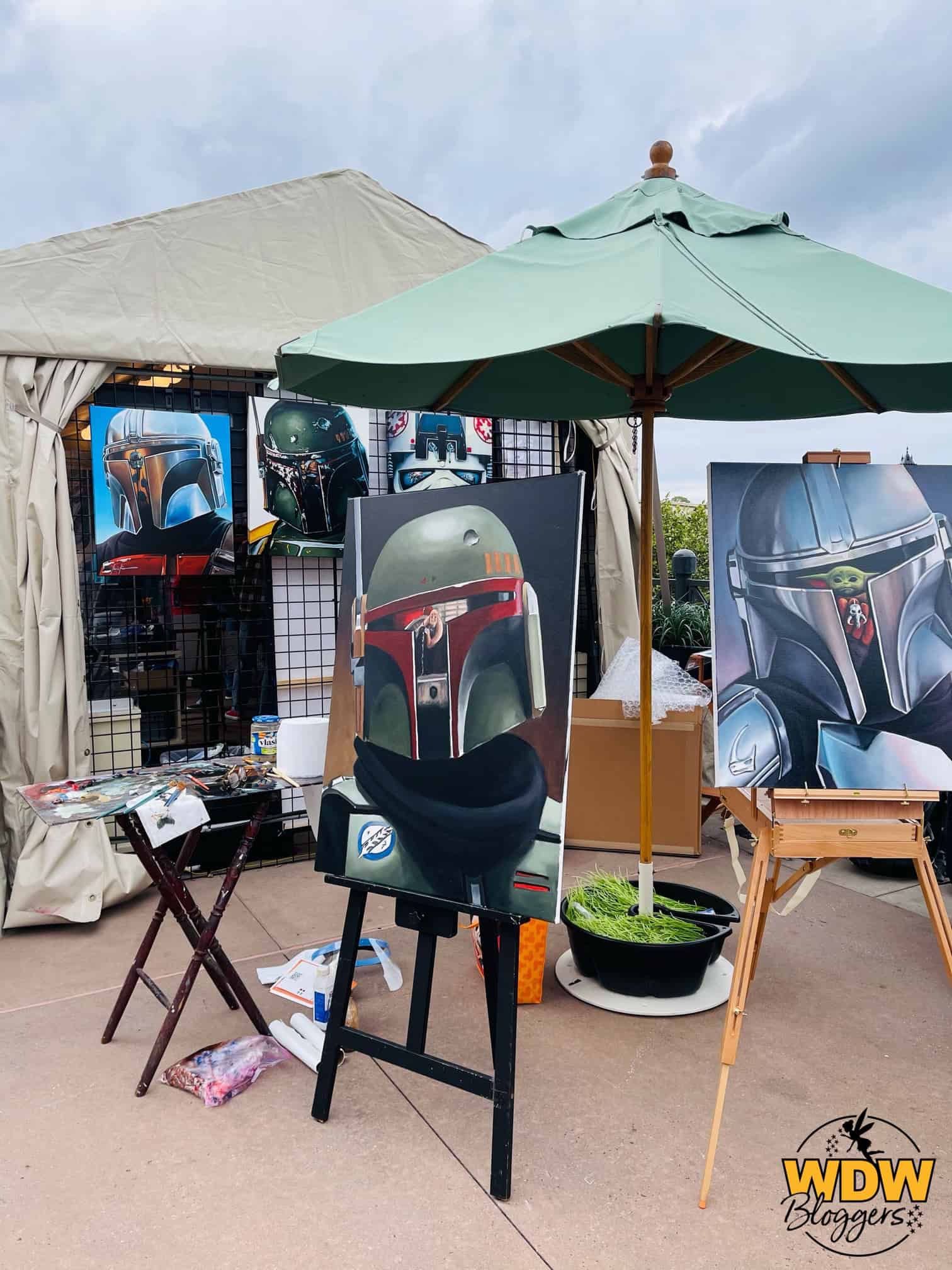 Epcot International Festival of the Arts Mandalorian Art