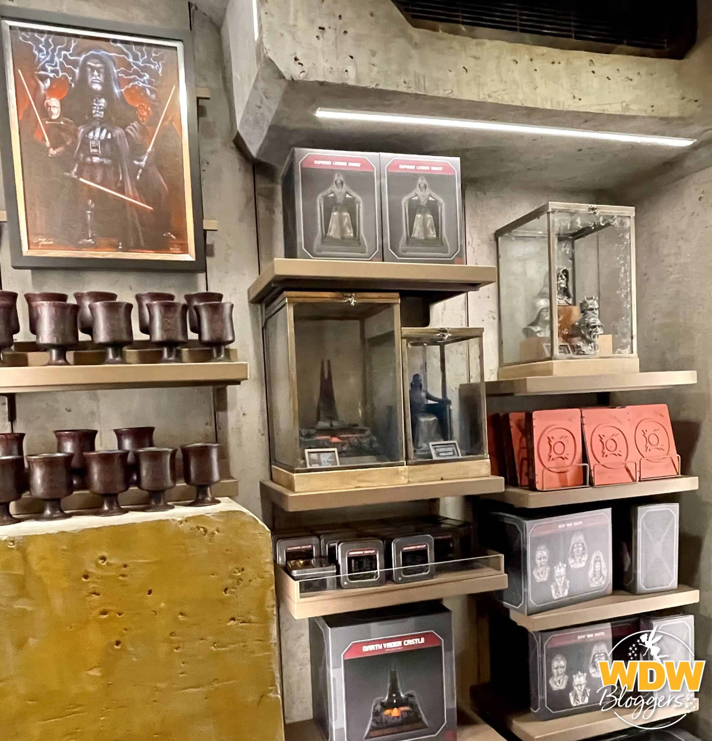 Star Wars Galaxy's Edge Dok Ondar's Den of Antiquities Sith Wall