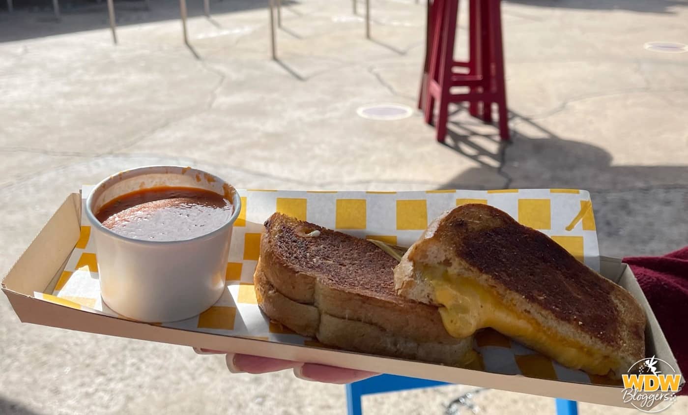 Woody's Lunchbox Grilled Cheese and Tomato Soup at Disney's Hollywood Studios