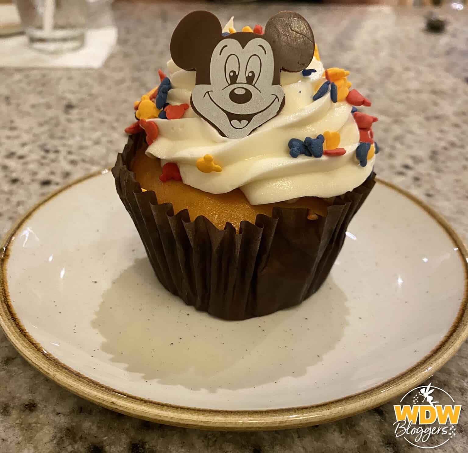 Mickey Cupcake at Walt Disney World