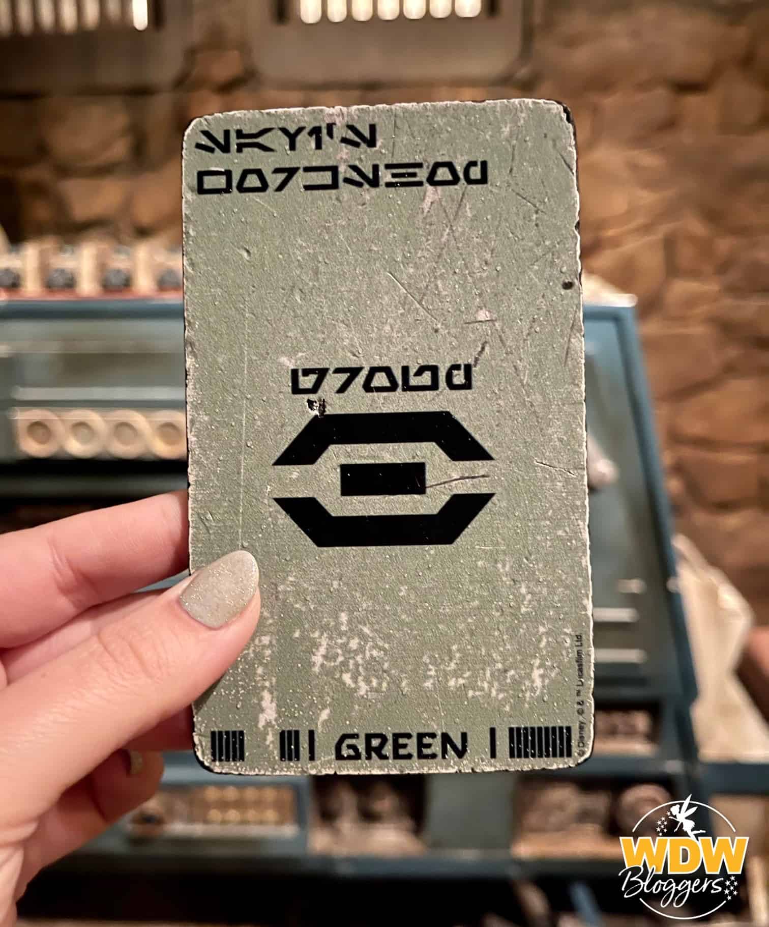 Savi's Workshop at Star Wars Galaxy's Edge Entry Card