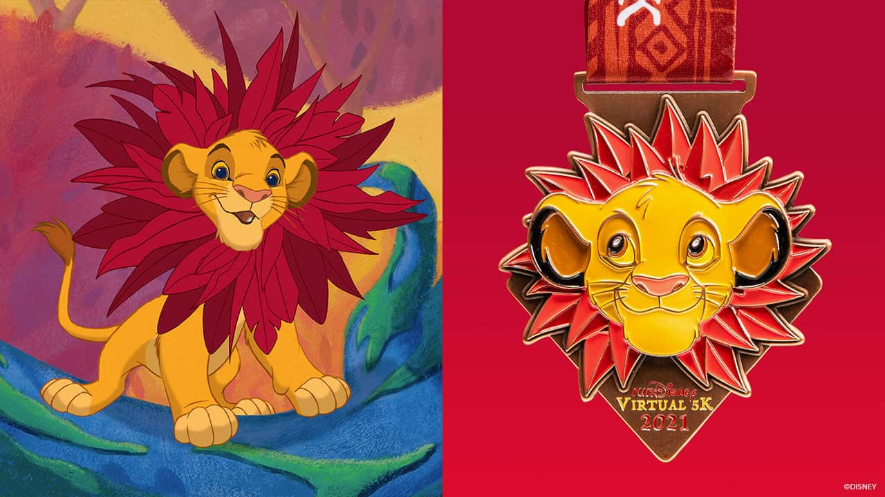 runDisney-Virtual-Lion-King-5K-2021-Simba-Medal