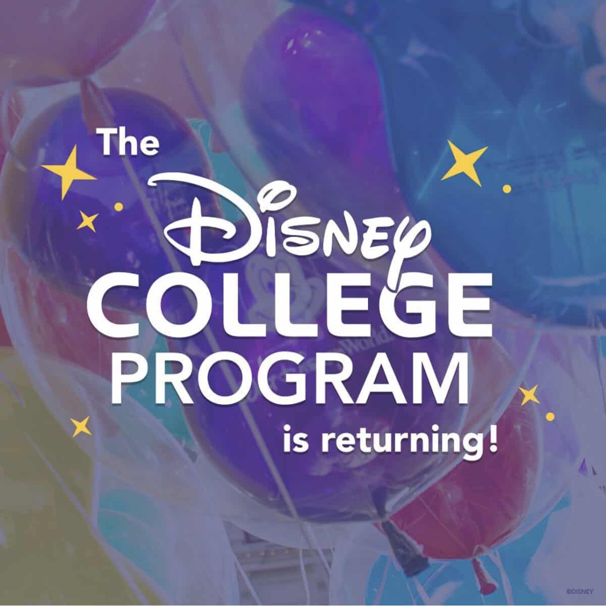 The Disney College Program Returns This June WDWBLOGGERS