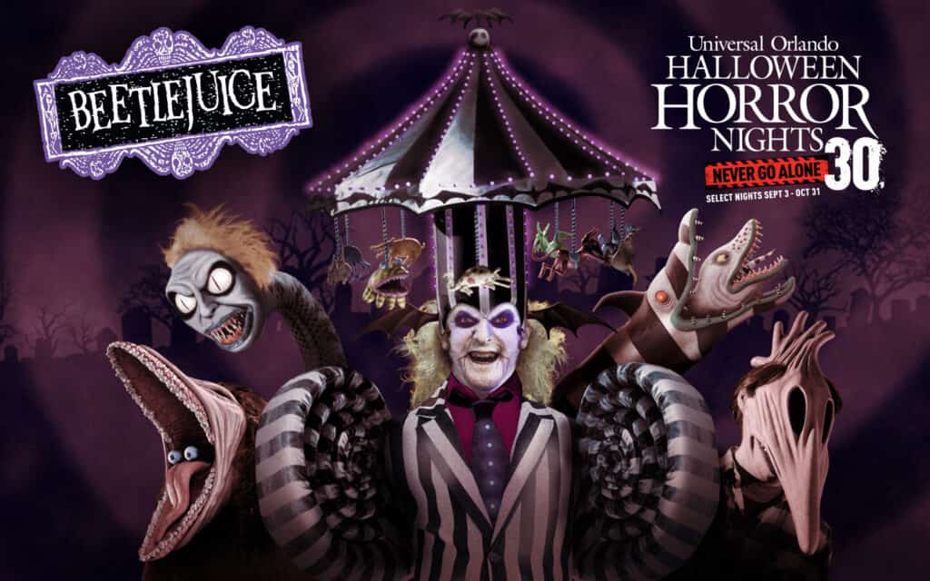 Beetlejuice haunted house at Halloween Horror Nights 2021 1